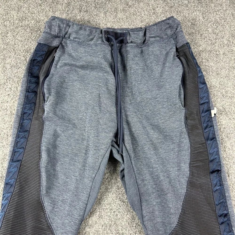 Jordan Sweatpants‎ Mens Small Blue Slim Fit Dri-FIT Joggers Paneled Athletic